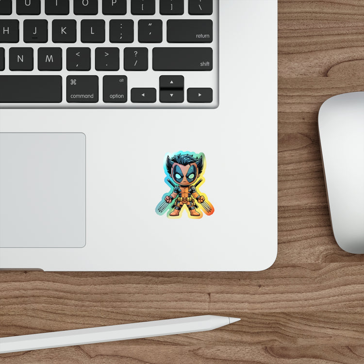 Wolfpool Holographic Sticker