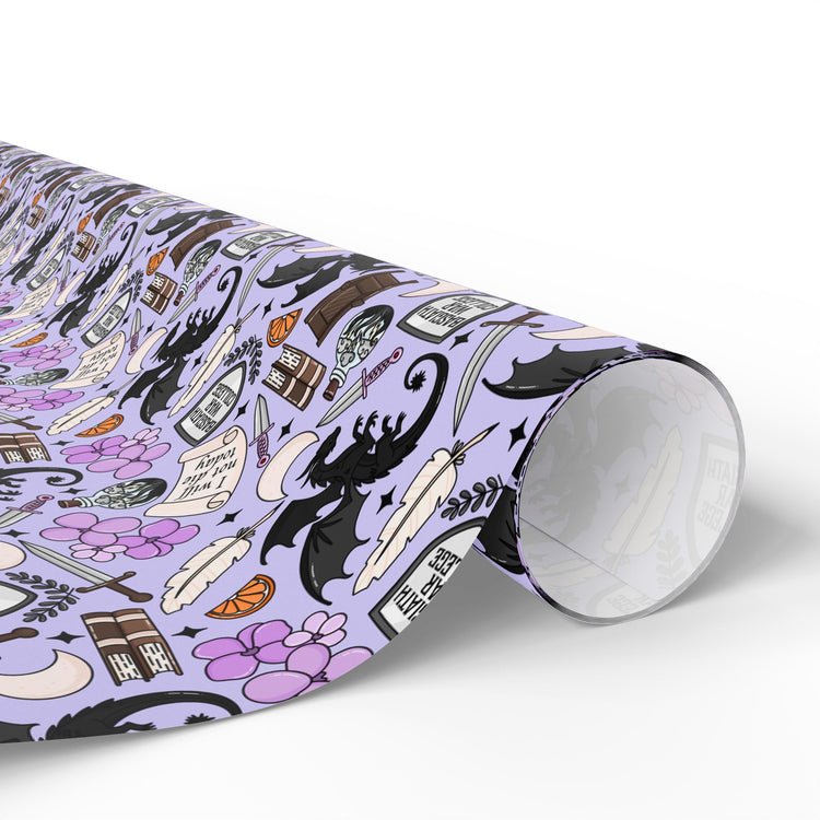 Fourth Wing Collage Wrapping Paper