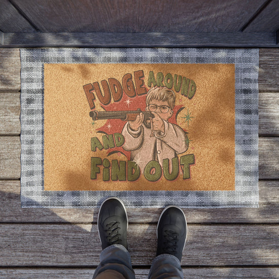 Fudge Around Doormat - Fandom-Made