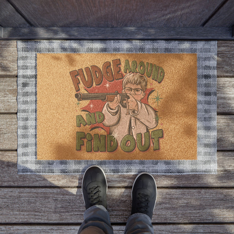 Fudge Around Doormat - Fandom-Made