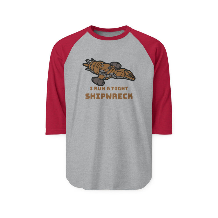 Tight Shipwreck 3/4 Raglan Shirt - Fandom-Made