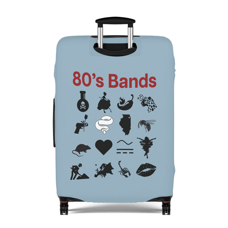 80s Bands Luggage Cover