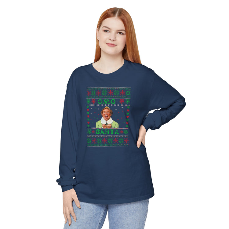 OMG Santa Long Sleeve T-Shirt