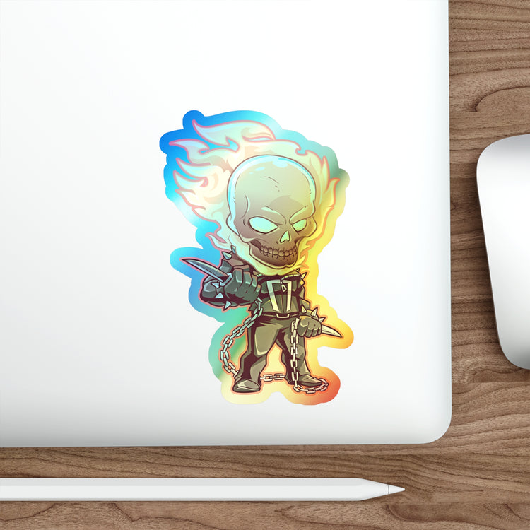 Ghost Rider Holographic Sticker
