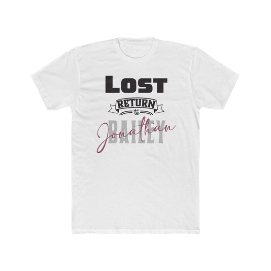 Lost Return To Jonathan Bailey Men’s Fitted T-Shirt - Fandom-Made