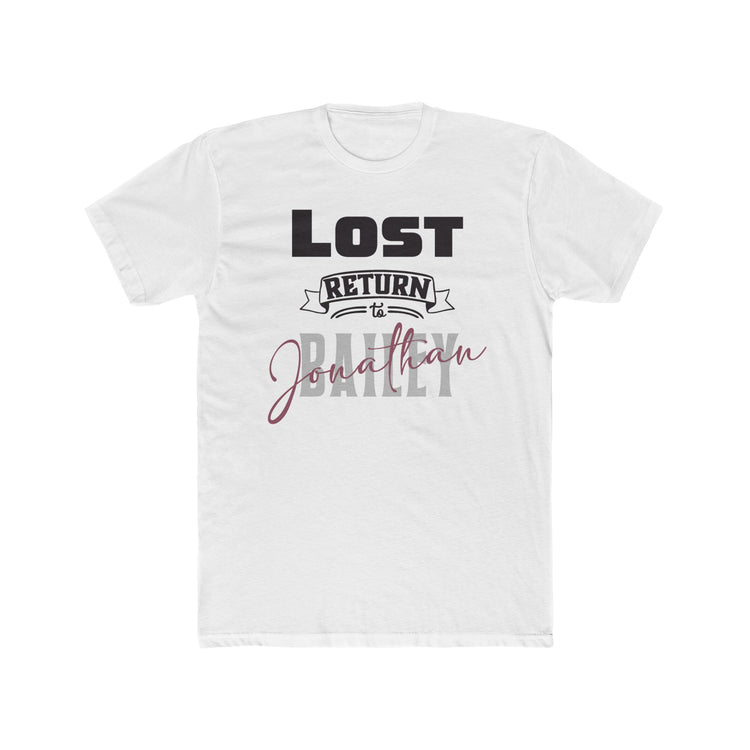 Lost Return To Jonathan Bailey Men’s Fitted T-Shirt - Fandom-Made