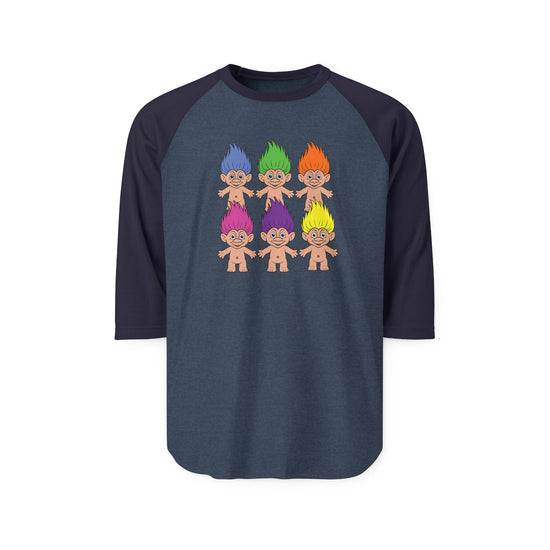 Trolling 3/4 Raglan Shirt - Fandom-Made