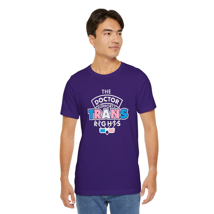 The Doctor Supports Trans Rights Unisex T-Shirt