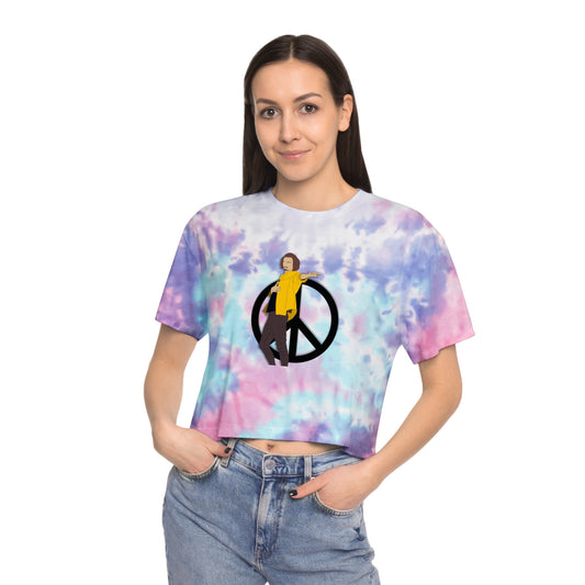 Klaus Hargreeves Tie-Dye Crop Tee - Fandom-Made