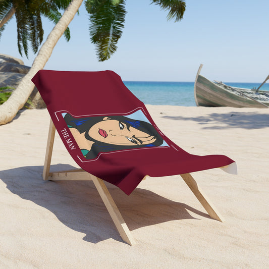 I'd Be The Man Beach Towel