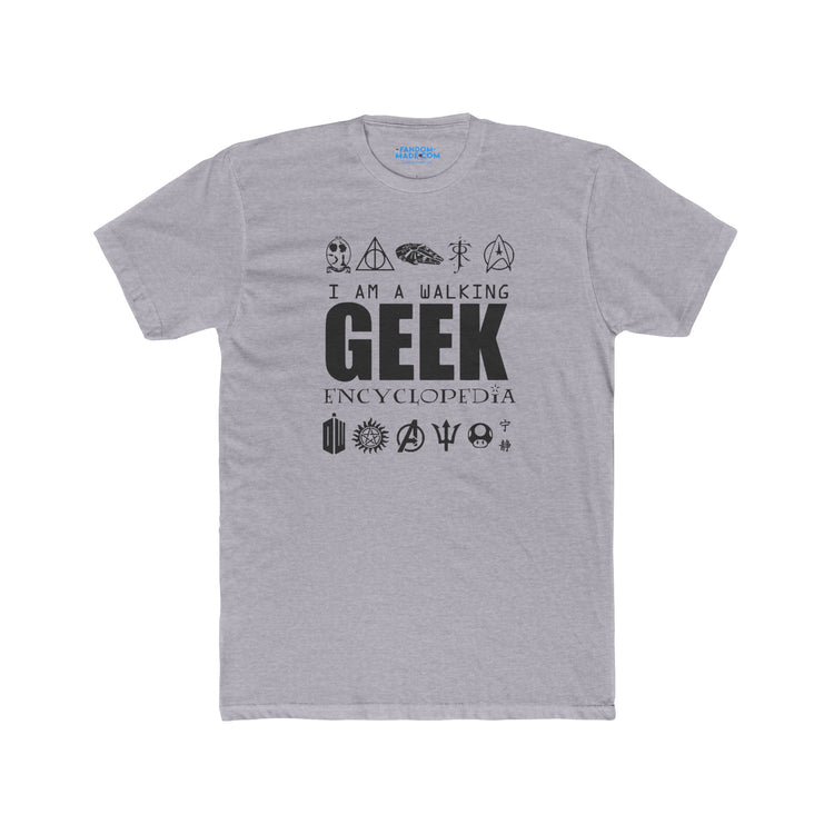 Geekdom Encyclopedia Men's Fitted T-Shirt