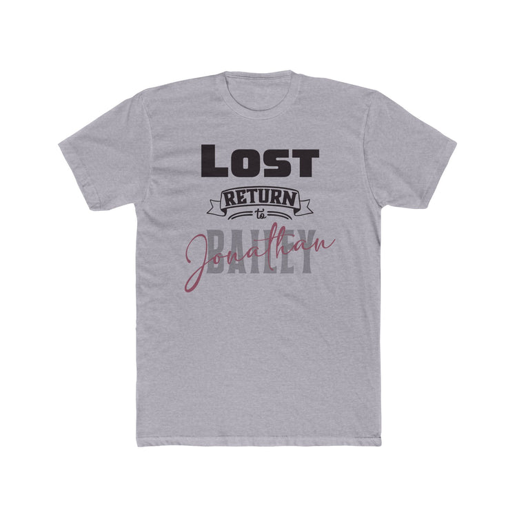 Lost Return To Jonathan Bailey Men’s Fitted T-Shirt - Fandom-Made
