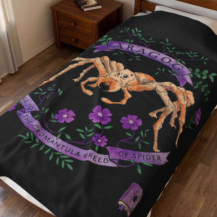 Aragog Velveteen Plush Blanket
