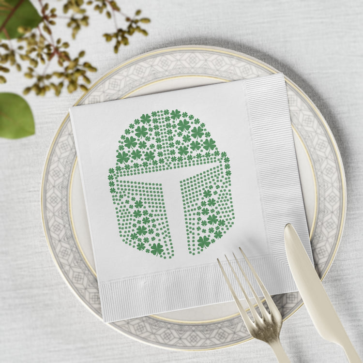 Mandalorian Helmet Napkins - Fandom-Made