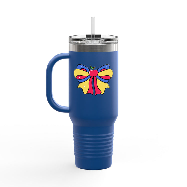 Snow White Bow Insulated Tumbler