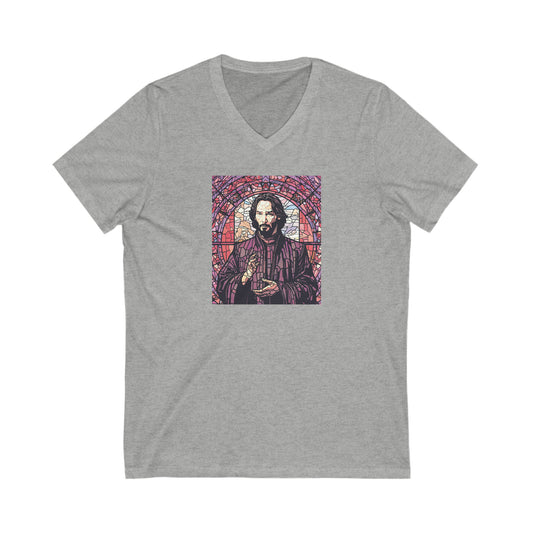 Keanu Reeves V-Neck T-Shirt - Fandom-Made