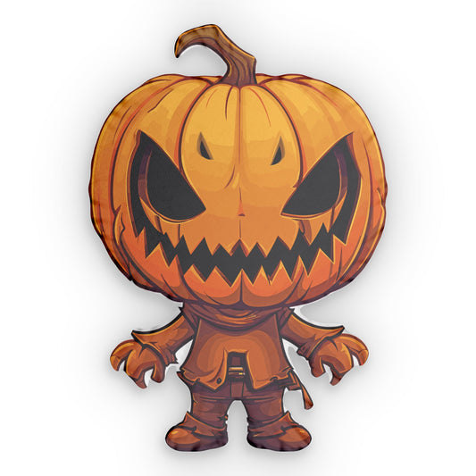 Jack O'Lantern-Shaped Pillow