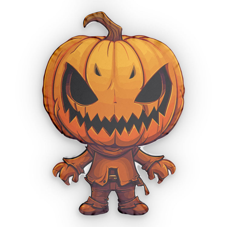 Jack O'Lantern-Shaped Pillow