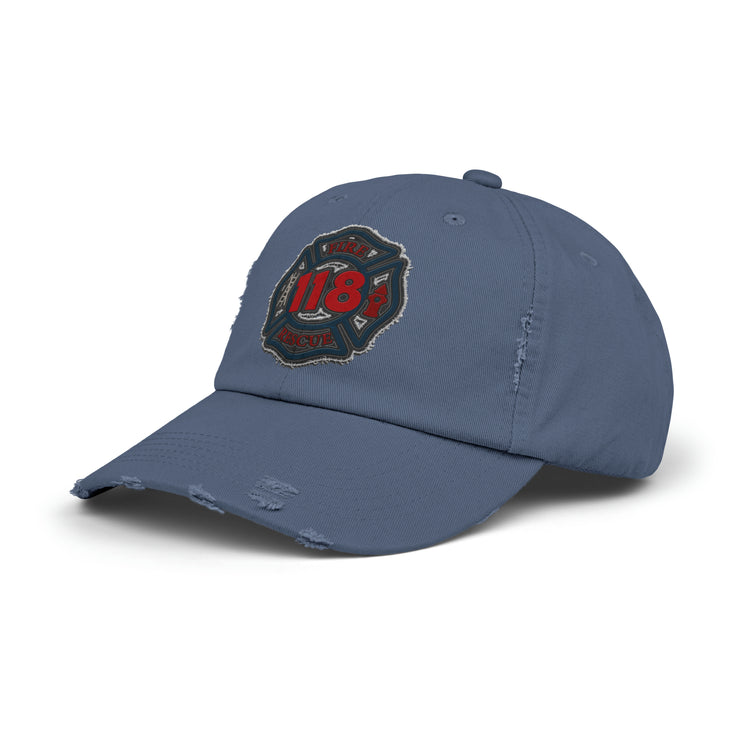 118 Dispatch Squad Distressed Cap - Fandom-Made