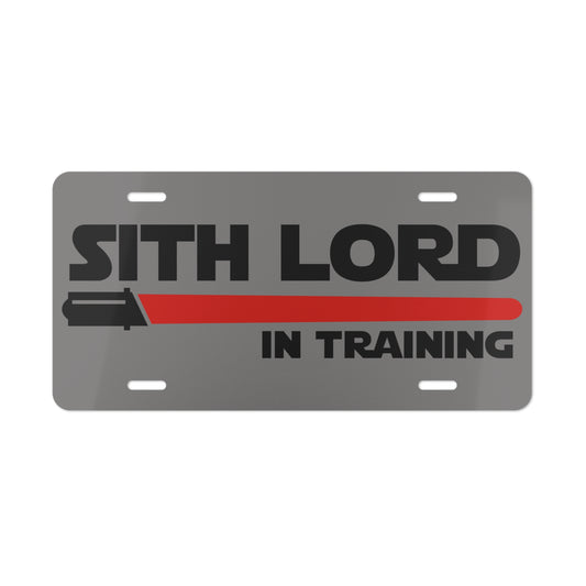 Sith Lord In Training Vanity Plate - Fandom-Made