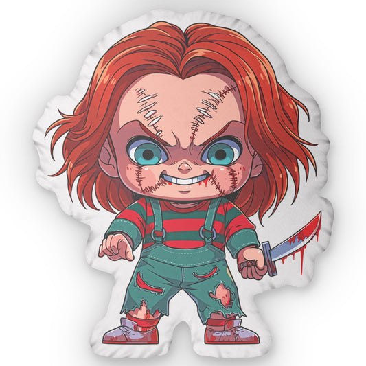 Chucky-Shaped Pillow
