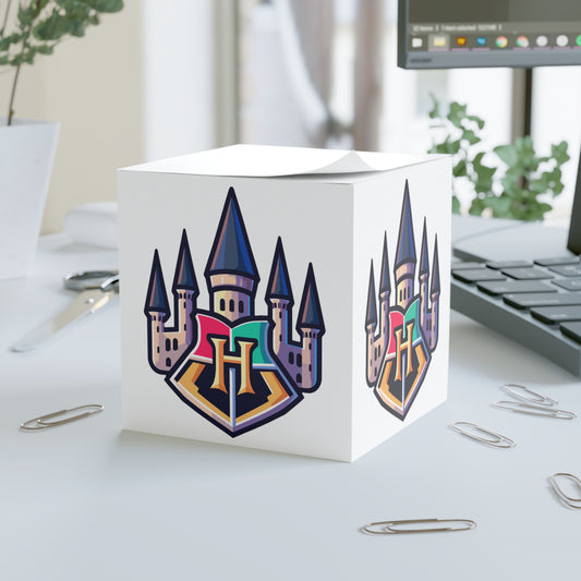 Hogwarts Castle Note Cube