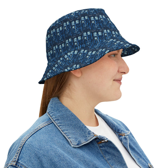 Tardis All-Over Print Bucket Hat - Fandom-Made