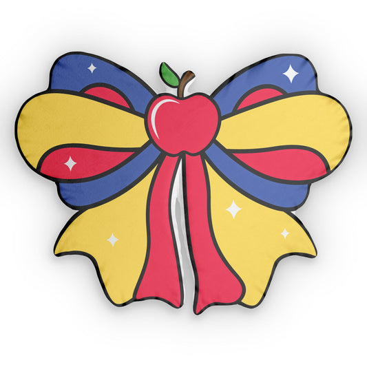 Snow White Bow-Shaped Pillow - Fandom-Made