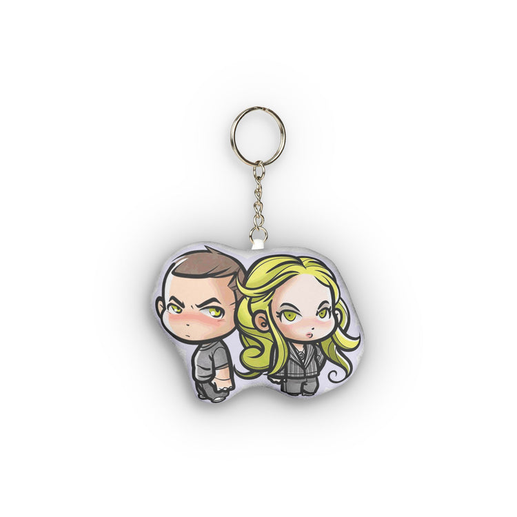 Emm and Rose Mini Plush Keychain