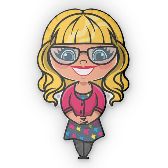 Bernadette Rostenkowski-Shaped Pillow - Fandom-Made