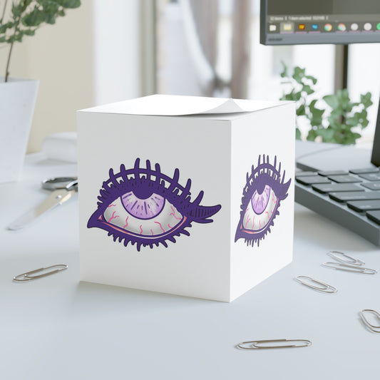 Rolling My Eyes Out Loud Note Cube