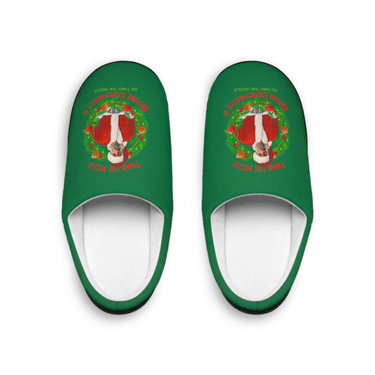 Snoop Dogg Christmas Women's Slippers - Fandom-Made