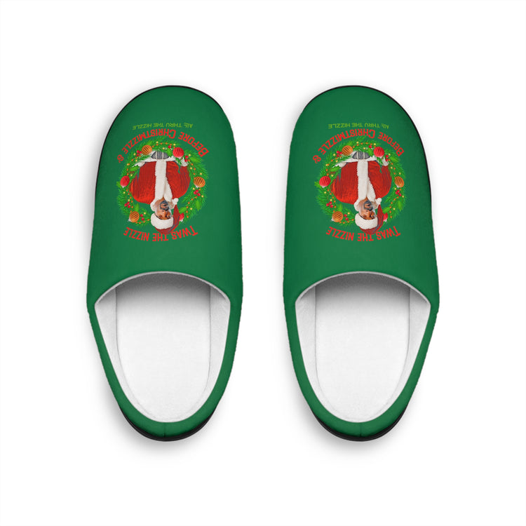 Snoop Dogg Christmas Women's Slippers - Fandom-Made