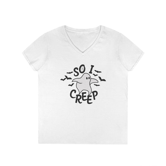 So I Creep Ladies' V-Neck Tee