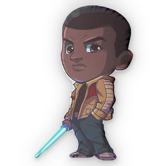 Finn-Shaped Pillow - Fandom-Made