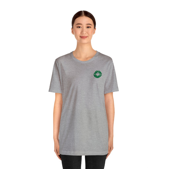 Weed Lips Pocket T-Shirt - Fandom-Made