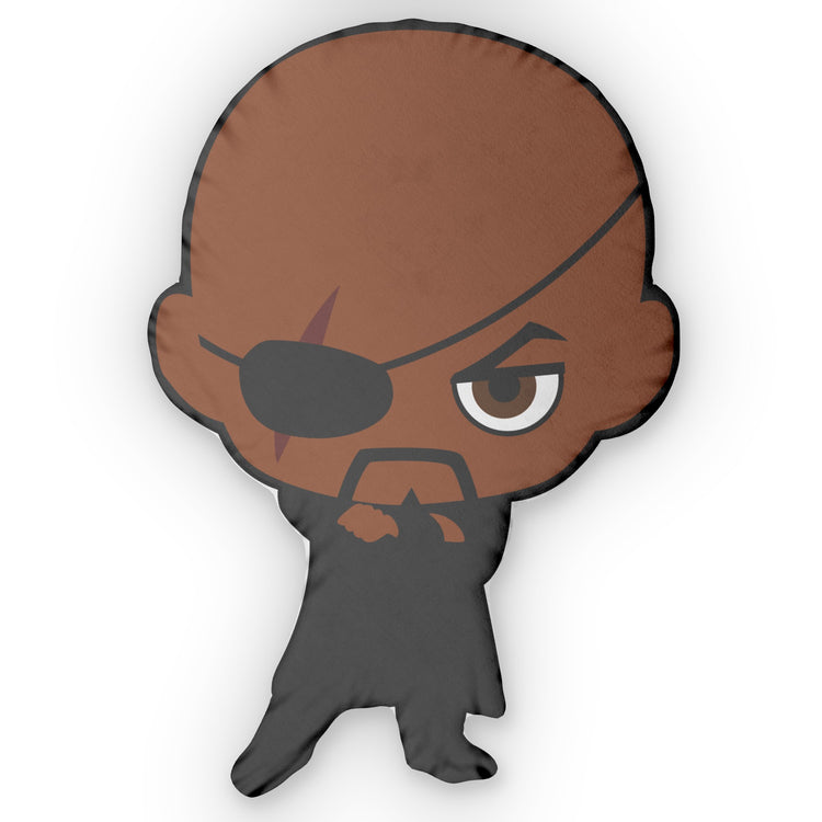 Nick Fury-Shaped Pillow