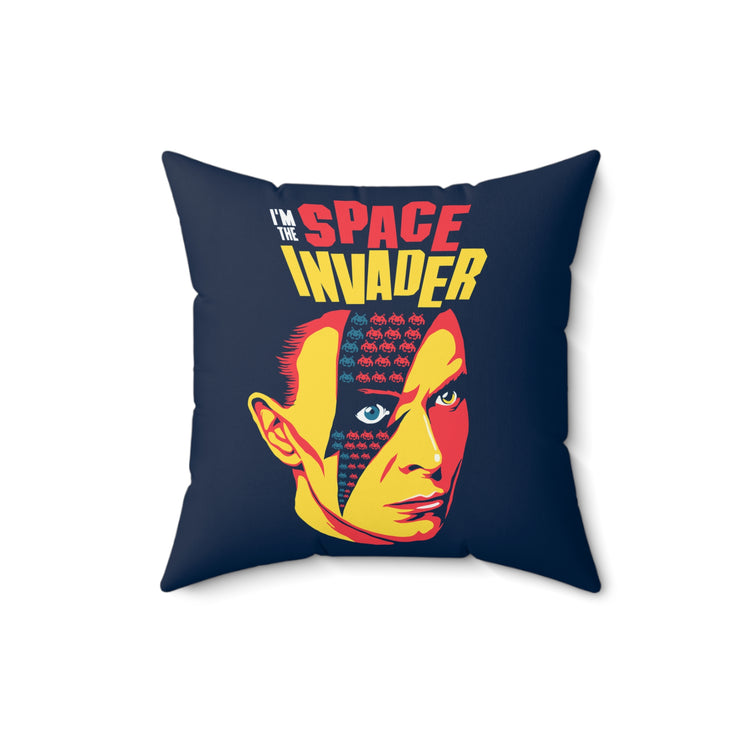 Bowie Space Invader Pillow