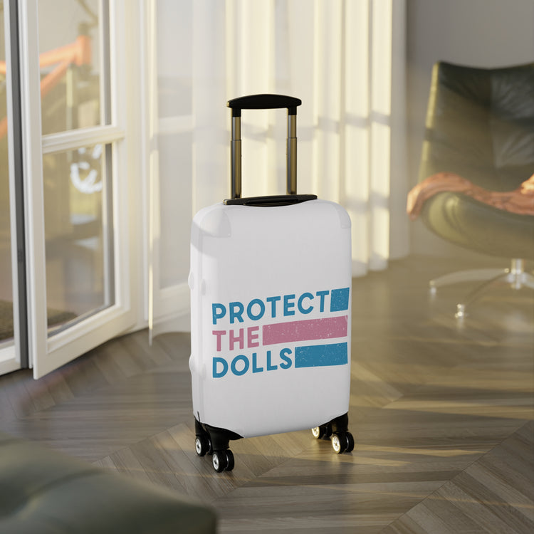 Protect The Dolls Luggage Cover - Fandom-Made
