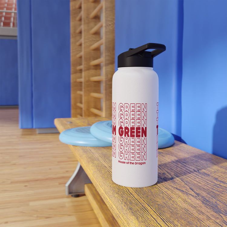 Team Green Water Bottle