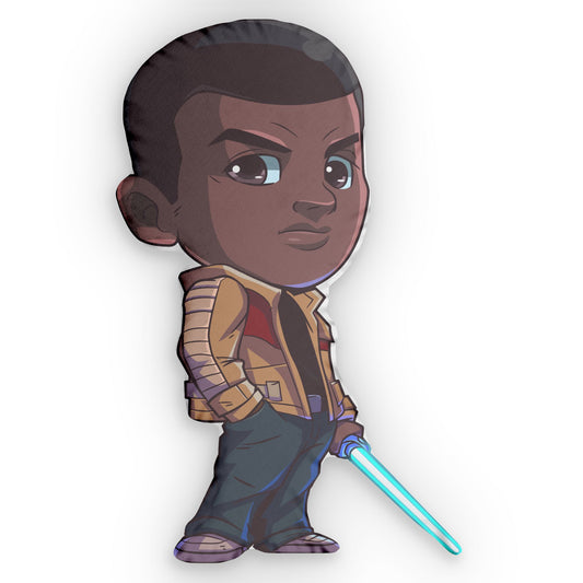 Finn-Shaped Pillow - Fandom-Made