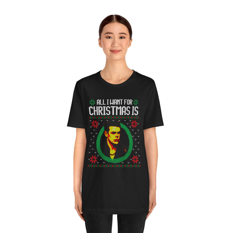 All I Want For Christmas Is a British Rockstar Unisex T-Shirt