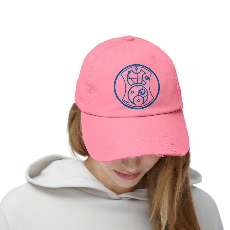 Hello Sweetie in Gallifreyan Distressed Cap - Fandom-Made