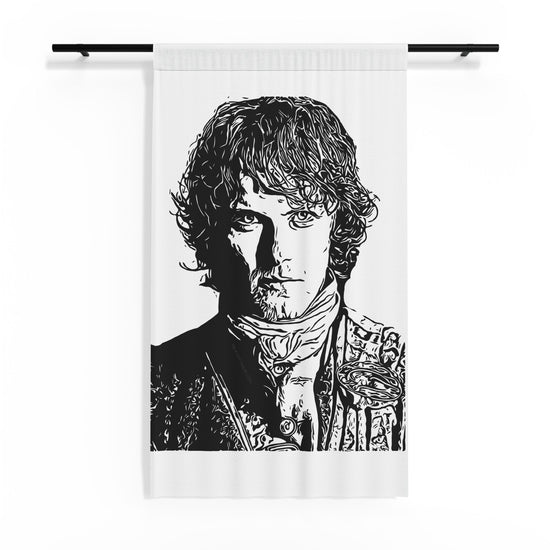 Jamie Fraser Sheer Window Curtain - Fandom-Made