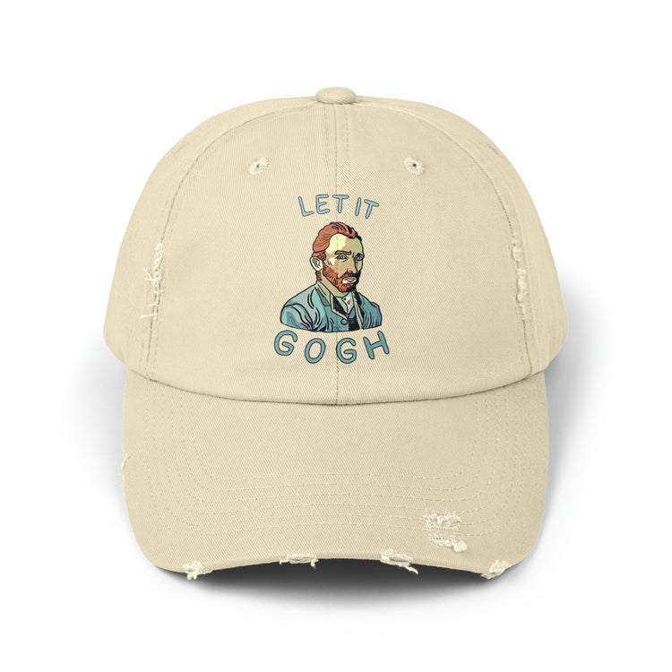 Let it Gogh Distressed Cap - Fandom-Made