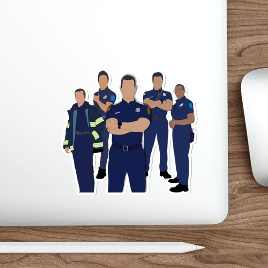 9-1-1 Group Die-Cut Sticker - Fandom-Made