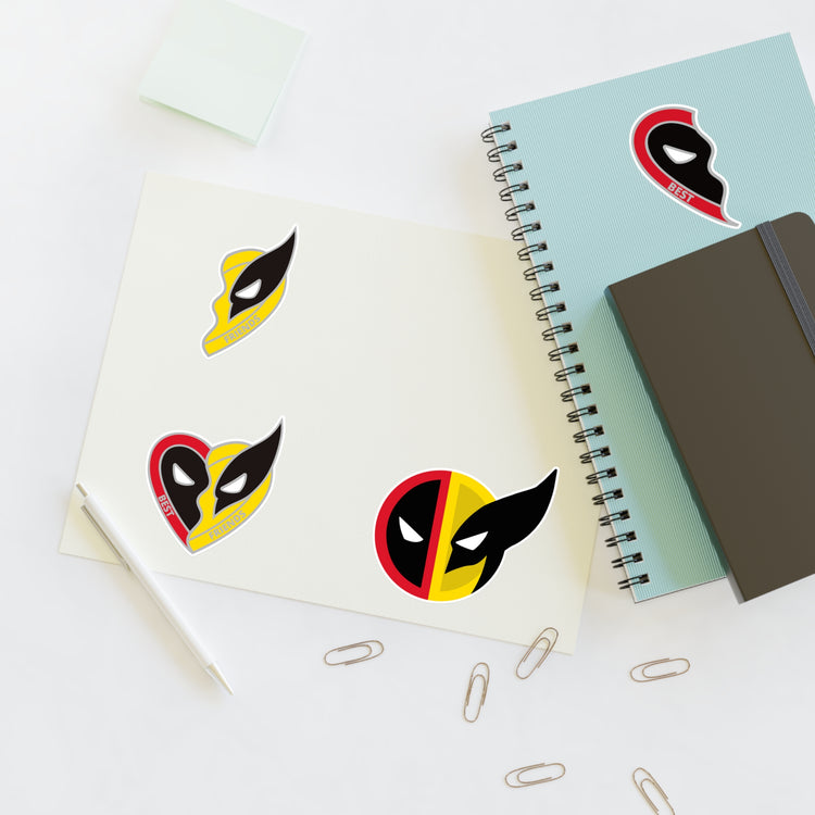 Deadpool Wolverine Besties Sticker Sheets - Fandom-Made