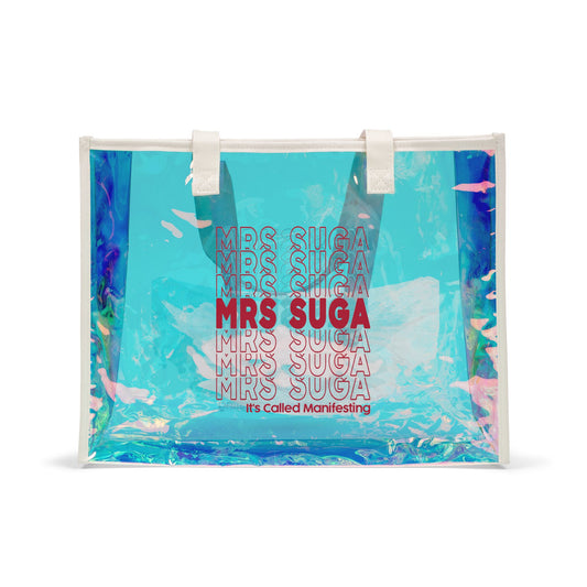 Mrs. Suga Holographic Tote Bag