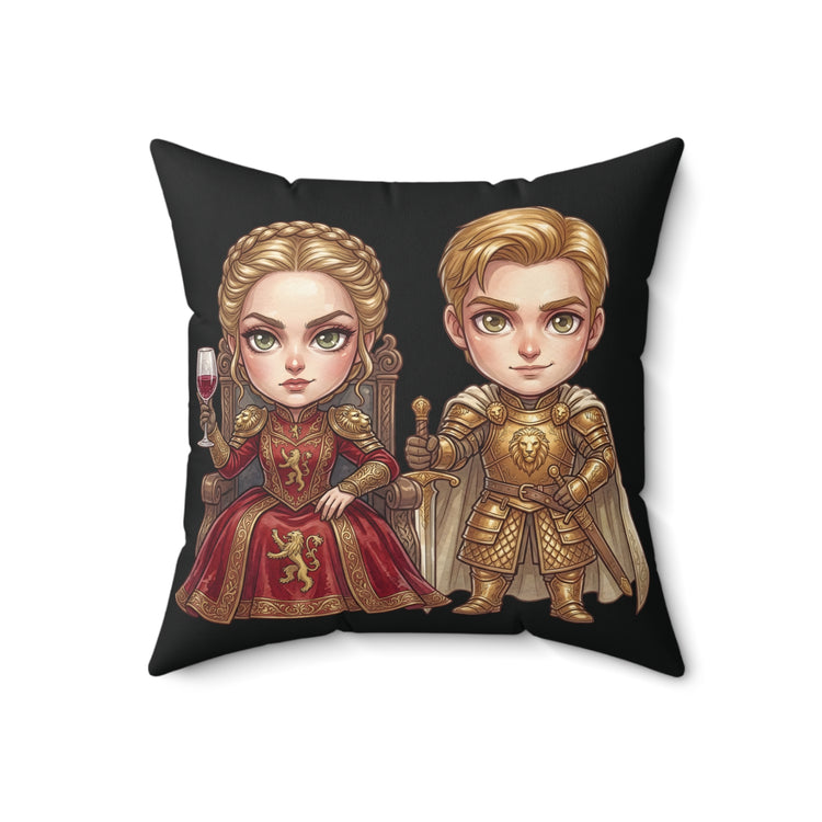 Stand by Your Faux Suede Square Pillow