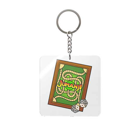 Jumanji Board Square Keychain